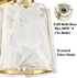 Amalfi Modern Gold Wall Sconce with Smoky Glass Shade