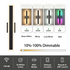 Otranto LED Outdoor Wall Light 12W IP65 Black Sconce (2-Pack)