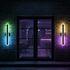 Otranto LED Outdoor Wall Light 12W IP65 Black Sconce (2-Pack)