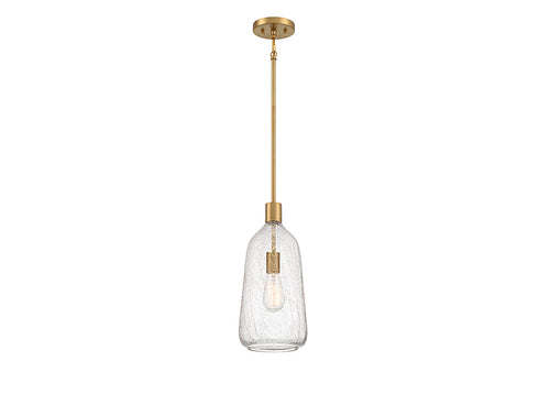 Adair 1-Light Pendant in Polished Nickel
