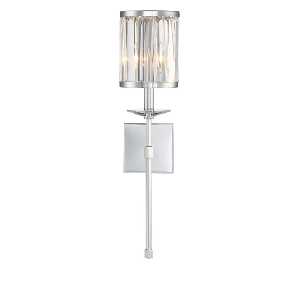 Ashbourne 1-Light Wall Sconce in Polished Chrome
