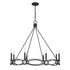 Minette 8-Light Chandelier in Spun Gold