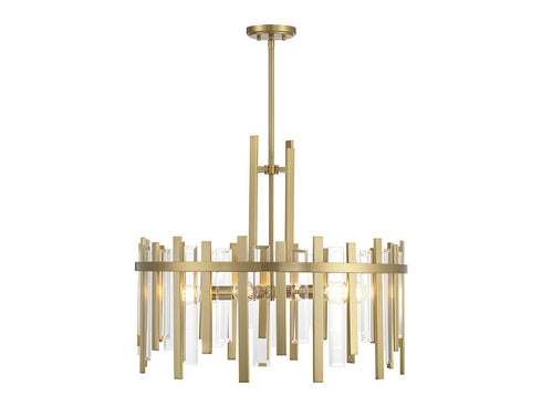 Guillford 6-Light Pendant in Matte Black