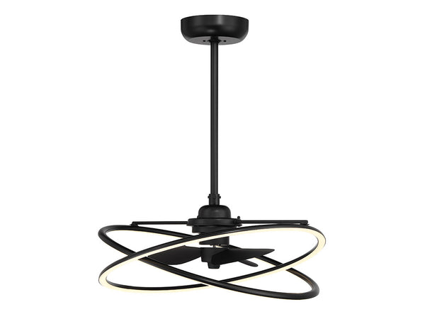 Dorado LED Fan D'Lier in Matte Black