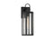 Hawthorne 1-Light Outdoor Wall Lantern in Black