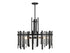 Guillford 6-Light Pendant in Matte Black