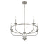 5-Light Chandelier in Matte Black