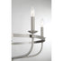 5-Light Chandelier in Matte Black
