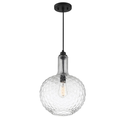 Kantor 1-Light Pendant in Warm Brass