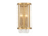 Mancini 2-Light Wall Sconce in Warm Brass
