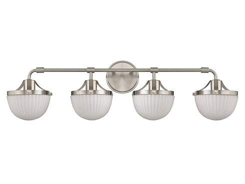 Meredith 4-Light Bathroom Vanity Light in Matte Black