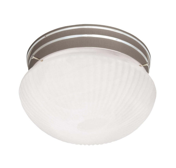 2-Light Ceiling Light in Satin Nickel