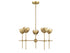 5-Light Chandelier in Matte Black