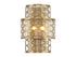 Mannheim 2-Light Wall Sconce in Warm Brass