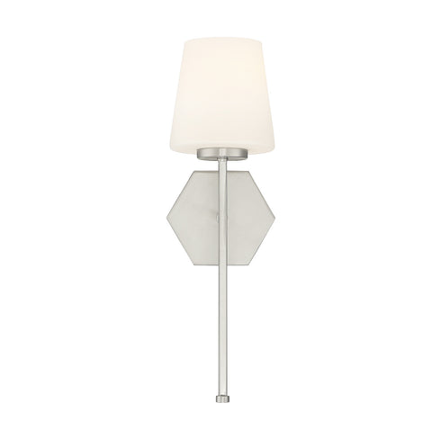Conover 1-Light Wall Sconce in Satin Nickel