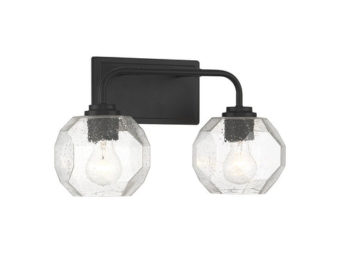 Baldwin 2-Light Bathroom Vanity Light in Satin Nickel