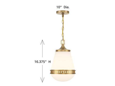 Endura 1-Light Pendant in Satin Nickel