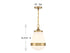 Endura 1-Light Pendant in Satin Nickel