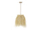 1-Light Pendant in Natural Rattan