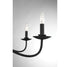5-Light Chandelier in Matte Black