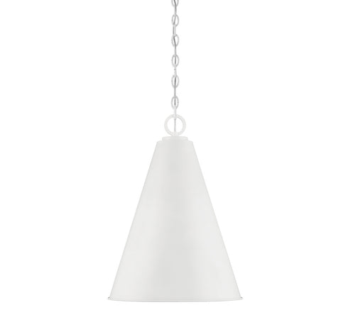 1-Light Pendant in Navy Blue