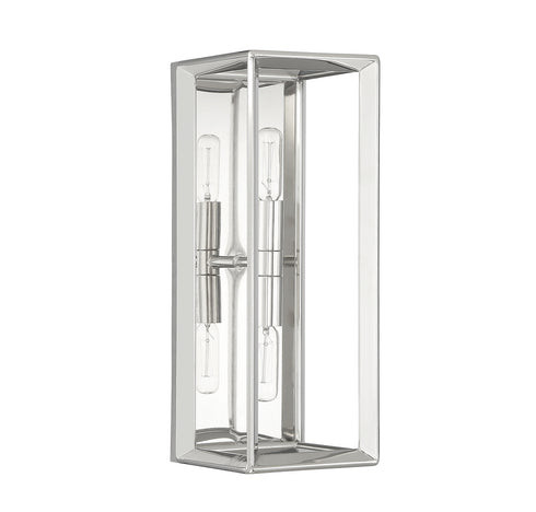 Richland 2-Light Wall Sconce in Polished Nickel