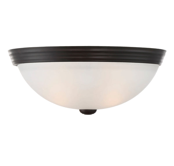 2-Light Ceiling Light in English Bronze