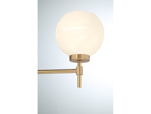 Hannah 3-Light Bathroom Vanity Light in Matte Black