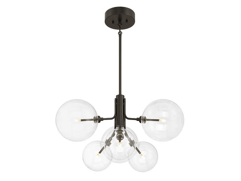 6-Light Chandelier in Oil Rubbed Bronze