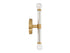 Kingsburg 2-Light Wall Sconce in Matte Black
