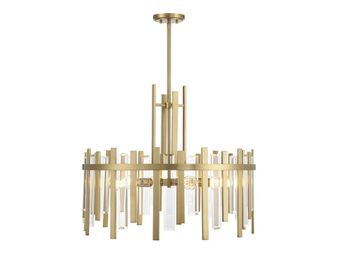 Guillford 6-Light Pendant in Matte Black