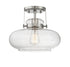 1-Light Ceiling Light in Polished Nickel