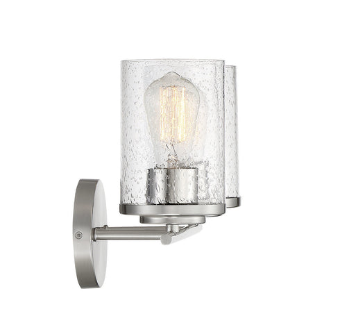 Marshall 2-Light Bathroom Vanity Light in Polished Chrome