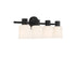 Strand 4-Light Bathroom Vanity Light in Matte Black