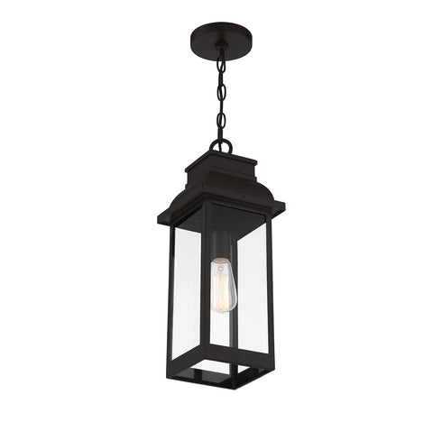 Drexel 1-Light Outdoor Hanging Lantern in English Bronze