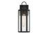 Hawthorne 1-Light Outdoor Wall Lantern in Black