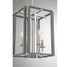 Champlin 4-Light Pendant in Navy with Polished Nickel Accents