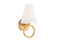 Compton 1-Light Wall Sconce in Warm Brass