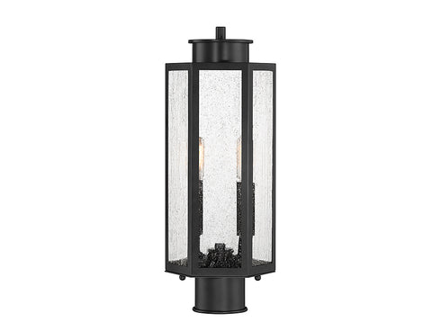 Hawthorne 2-Light Outdoor Post Lantern in Black