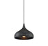 1-Light Plug-In Mini Pendant in Matte Black