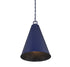 1-Light Pendant in Navy Blue