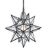 Bobbio Brass Moravian Star Flush Mount Ceiling Light, 13-Inch