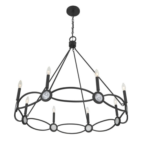 Minette 8-Light Chandelier in Spun Gold