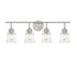 Fuller 4-Light Bathroom Vanity Light in Satin Nickel