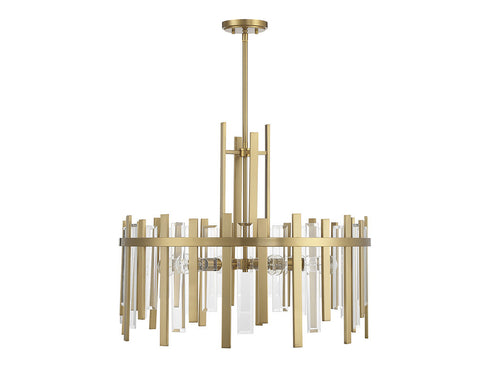 Guillford 6-Light Pendant in Matte Black