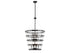 Ventari 8-Light Pendant in Matte Black