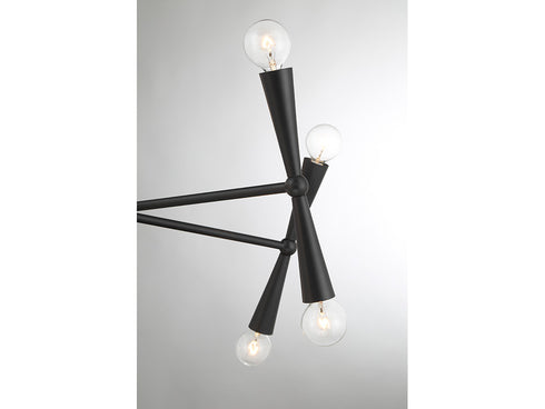 10-Light Chandelier in Chrome