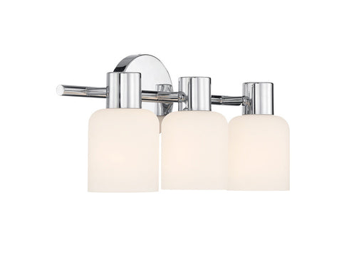 Strand 3-Light Bathroom Vanity Light in Chrome