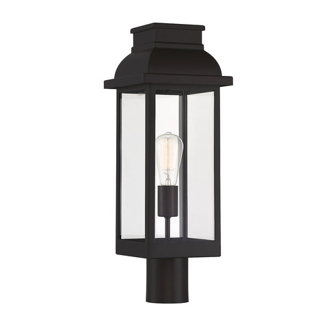 Drexel 1-Light Outdoor Post Lantern in English Bronze