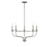 5-Light Chandelier in Matte Black